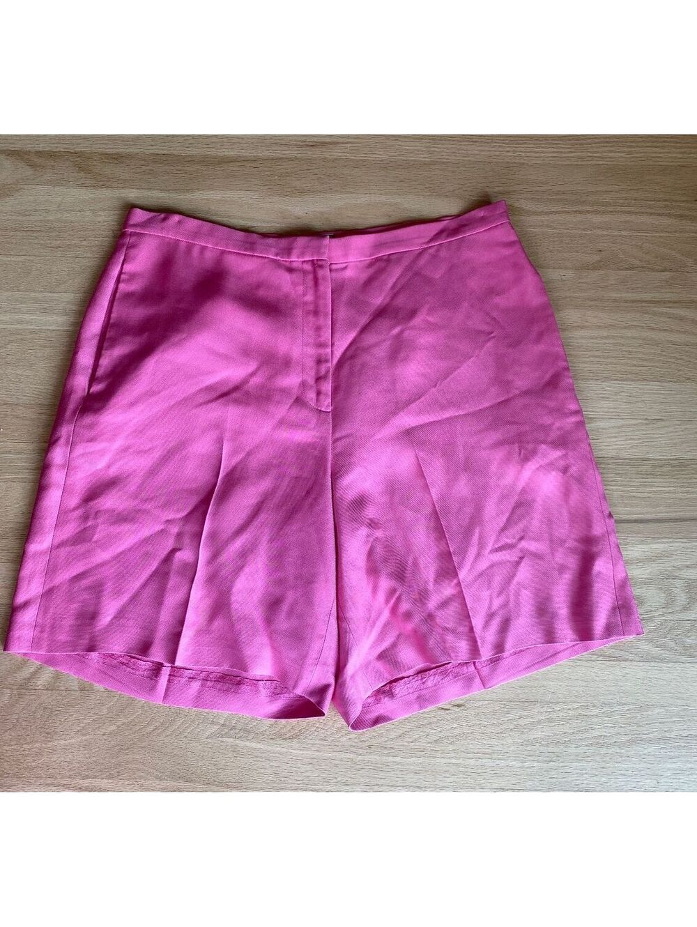 Tommy Bahama 100% silk bermuda shorts lined flat front dressy resortware pink 8